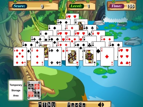 Jungle Solitaire online Karty