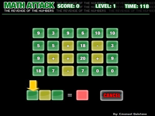 Math Attack online Jin hry